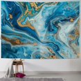 AWERP Marble Tapestry, Green Gold Beautiful Abstract Golden and