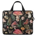 thumbnail image 1 of AWERP Mushrooms Butterflies Fern Laptop Bag Diving Fabric Soft Carrying Travel Case Tablet Cover Neoprene 13inch, 1 of 5