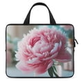 thumbnail image 1 of AWERP Peony Flower Laptop Sleeve Carrying Bag Diving Fabric Laptop Bag 15inch, 1 of 5