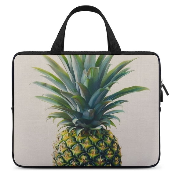 AWERP Pineapple Laptop Bag Diving Fabric Computer Protective Handle Case Laptop Sleeve Carrying Bag 17inch