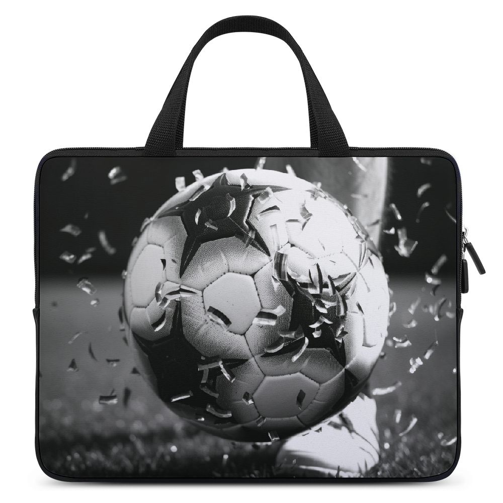 AWERP Soccer Ball Laptop Bag Diving Fabric Soft Carrying Travel Case