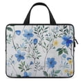 thumbnail image 1 of AWERP Spring Floral Blue and Yellow Watercolor Floral Farmhouse Flowers Laptop Bag Diving fabric Soft Carrying Travel Case (Idea) Tablet Cover Neoprene 13inch, 1 of 5