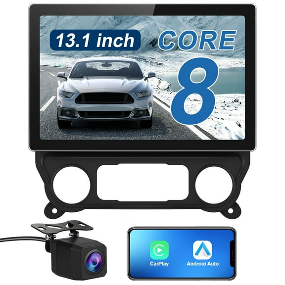 AWESAFE 13.1" Android Car Stereo for Silverado & Sierra 2014-2018 with 4+64G Wireless CarPlay/AAuto, GPS/BT5.0/WiFi backup camera
