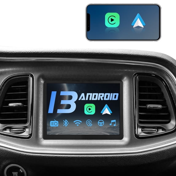 Android 13 For 2008-2014 Dodge Challenger Carplay Car Stereo Radio GPS SWC WIFI Android 13 For 2008-2014 Dodge Challenger Carplay Car Stereo Radio GPS SWC WIFI