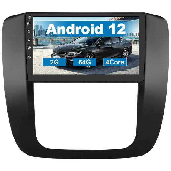 AWESAFE 9 Inch Car Stereo for GMC Sierra Yukon Tahoe 2007-2013 Silverado 2010-2013, IPS Touch Screen with Wireless CarPlay Android Auto Bluetooth SWC