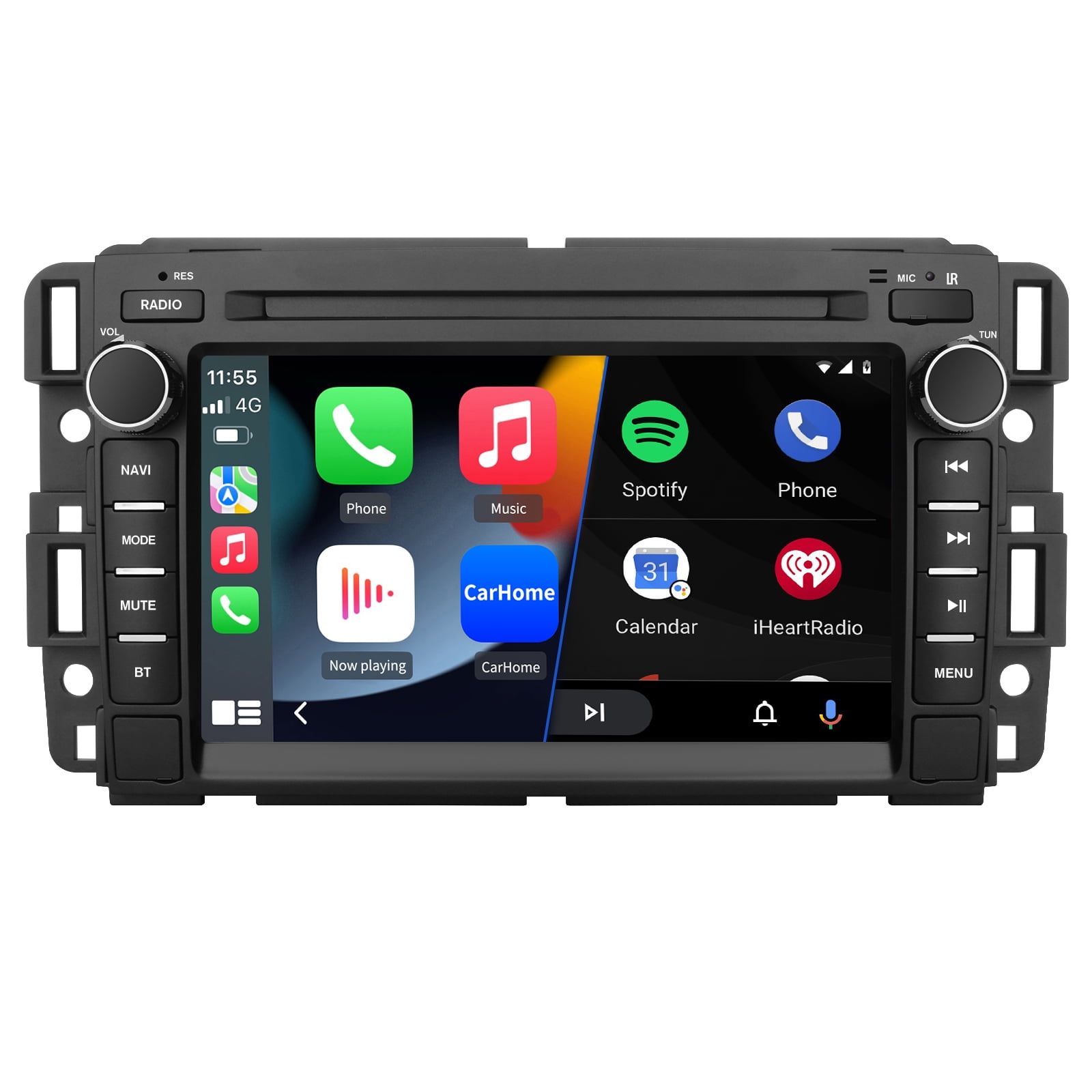 AWESAFE Car Radio Stereo for Chevy Silverado Tahoe Traverse GMC Sierra Yukon with Bluetooth GPS