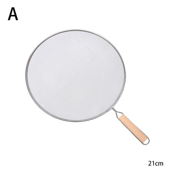 AWESHADES Kitchen Stainless Steel Splatter Screen With Handle and Lids Anti-oil Splash