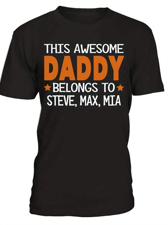 AWESOME DADDY CUSTOMIZE SHIRT 12053 funny Men’s T-shirt