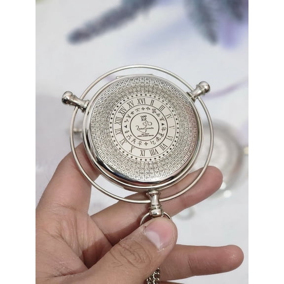 AWF Golden Compass Alethiometer Inspired Replica Nickel Finish - Special Birthday Gift for Him, Christmas Gifts for Loved Ones