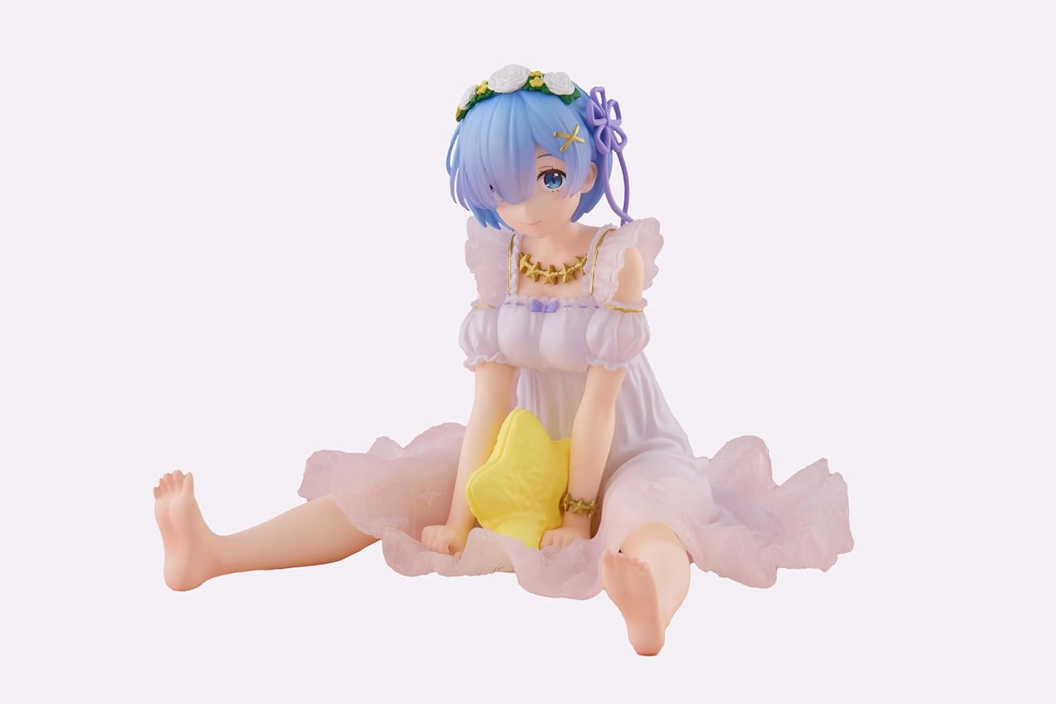 Taito Re:Zero Desktop Figure – Rem (Star Dreamy Ver.) Cute Collectible, Includes Base Stand