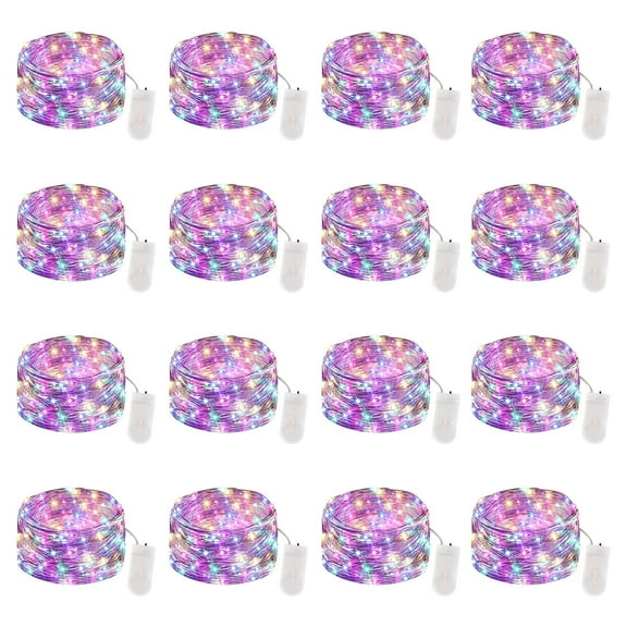 Fire Fly Packing Battery Operated Fairy Lights, 10 Feet 120LEDs 1 Pack Multicolor ...