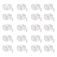 thumbnail image 1 of AWLYLNLL 20 Pack Led Fairy Lights Battery Operated String Lights Waterproof Silver Wire 7 Feet 20 Led Firefly Starry Moon Lights for DIY Wedding Party Bedroom Patio Christmas (20 Pack, Warm White), 1 of 7