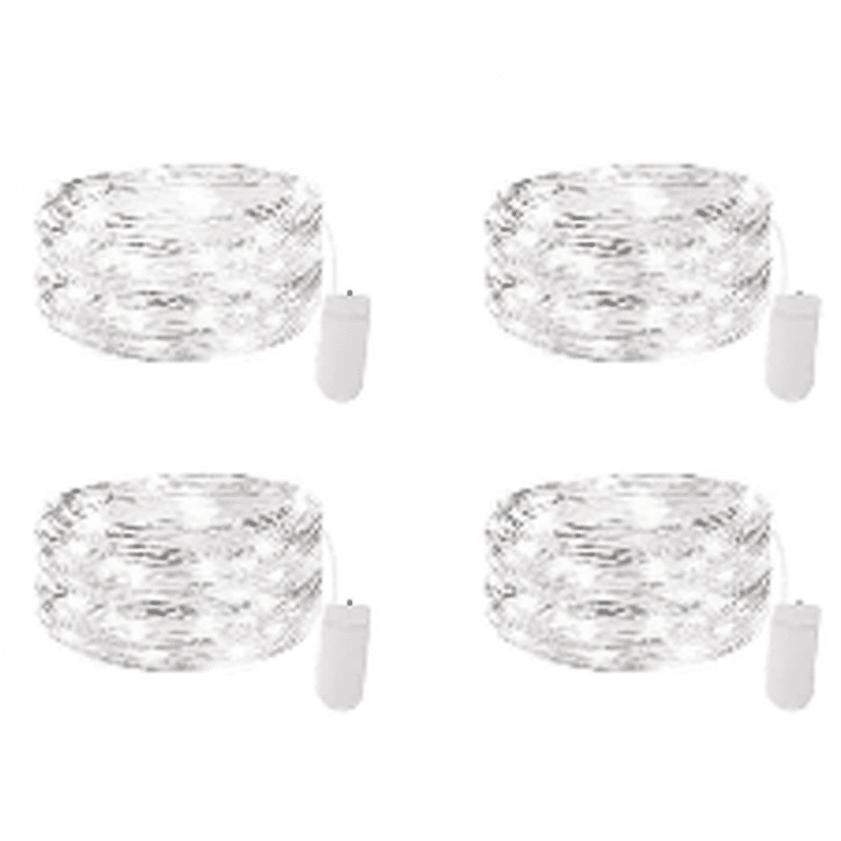 AWLYLNLL 4 Pack Led Fairy Lights Battery Operated String Lights