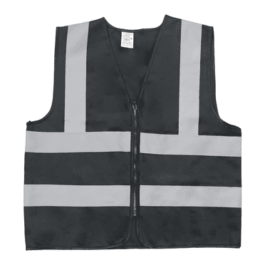 FX SAFETY High Visibility Black Reflective Safety Vest – Model FXSV1-Black