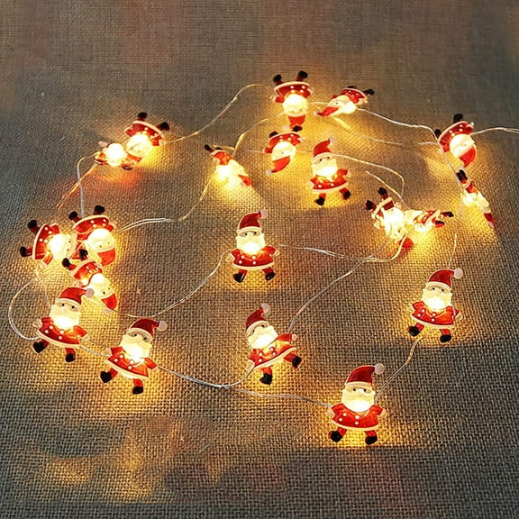 AWLYLNLL Santa Claus Led Fairy Lights Battery Operated, 4 Pack Mini Battery Powered Copper Wire Starry Fairy Lights for Bedroom, Christmas, Parties, Wedding, Centerpiece, Decoration (3m/10ft)