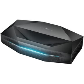 AWOL Aetherion Pro 4K Projector, 2600 ISO Lumens Short Throw Projector, Google TV, PixelLock™ Clarity, 6000:1 Native Contrast UST Projector, Anti–RBE, 4K 200" Display, Dolby Vision, Movie Projector