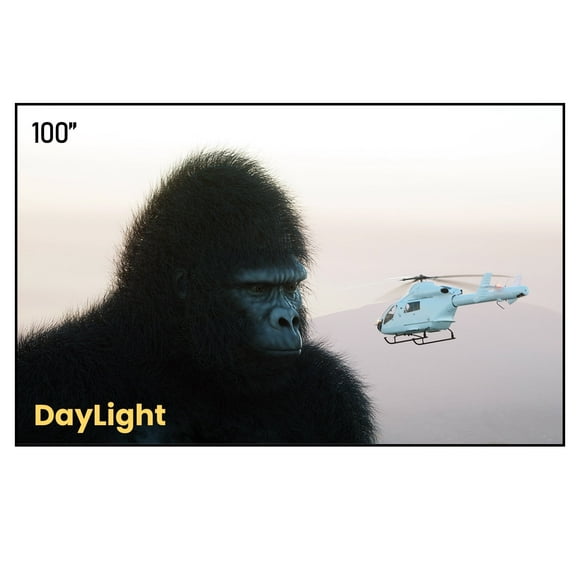 AWOL VISION 100" Ambient Light Rejecting Screen for Ultra Short Throw Projector, Fresnel Screen for Bright Daylight Room