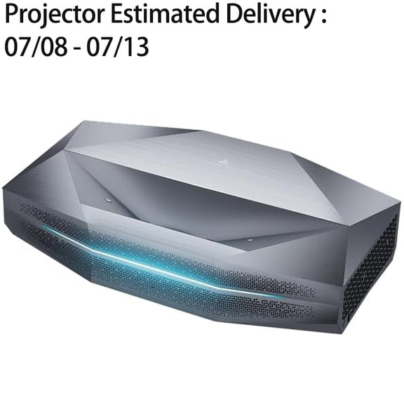 AWOL VISION Aetherion Max 4K Projector, Triple Laser UST Projector, 3300 ISO Lumens, Daytime Viewing, PixelLock 200" Laser TV,6000:1 Contrast,Dolby Vision Gaming,1ms,Google TV