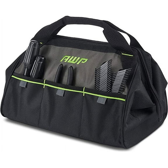 AWP 15 Inch Tool Bag with Apex Handle Design, Compact Size, Water-Resistant Construction