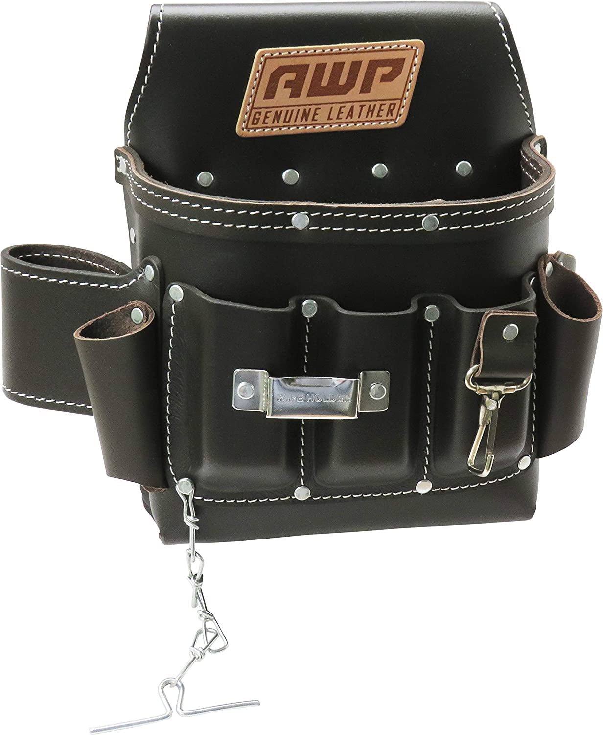 Leather electrician tool pouch deals