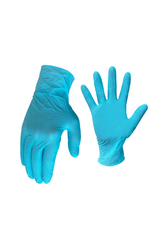 Pro Paint 49910-14 Disposable Gloves, Nitrile, Blue, One Size, 100 Count
