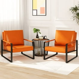 Velvet Accent Chairs Set of 2 for Living Room Mid Century Modern Arm Chair Comfy Vanity Chair for Makeup Room Comfy Armchair with Golden Legs for Bedroom Black Walmart