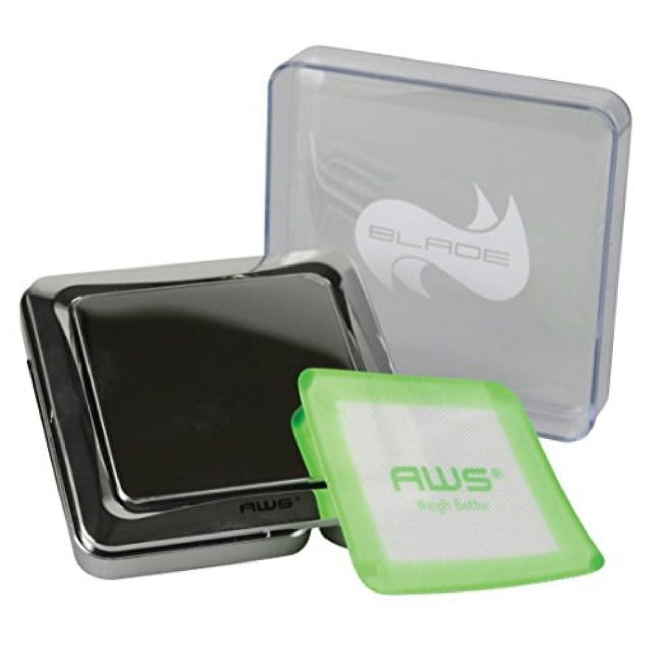 Chrome Digital Pocket Scale with Backlit Display