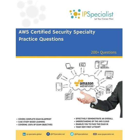 AWS Certified Security Specialty Practice Questions: 200+ Questions (Paperback)