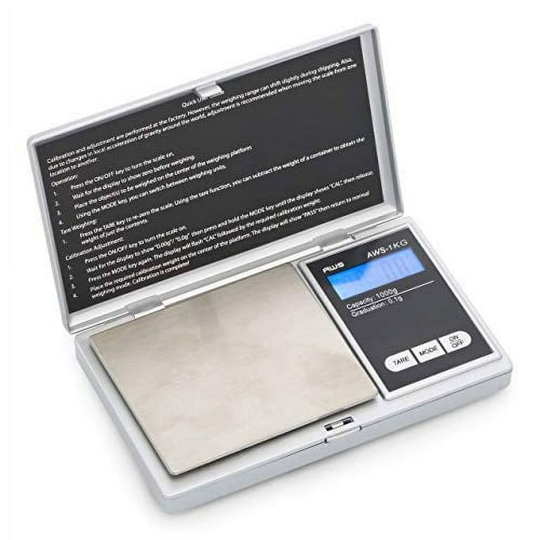 AWS-1KG Digital Pocket Scale, 1000 g x 0.1 g