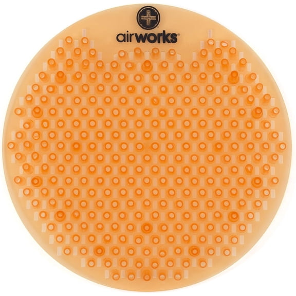 AWSFUS231-BX Splash Free Urinal Screen, Citrus Grove, Light 0.22 lb., 8" Height, 6" Width, Orange (Pack of 10)