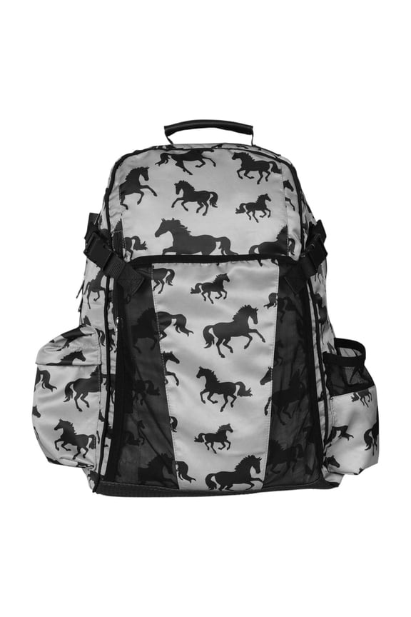 AWST Int'l Lila Equestrian Backpack-Grey
