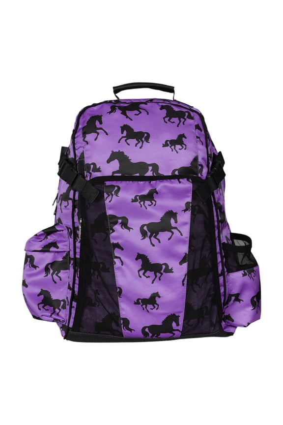 AWST Int'l Lila Equestrian Backpack-Purple