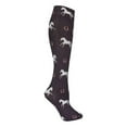 thumbnail image 1 of AWST Int'l Lila Large Horses and Horseshoes Socks, 1 of 2