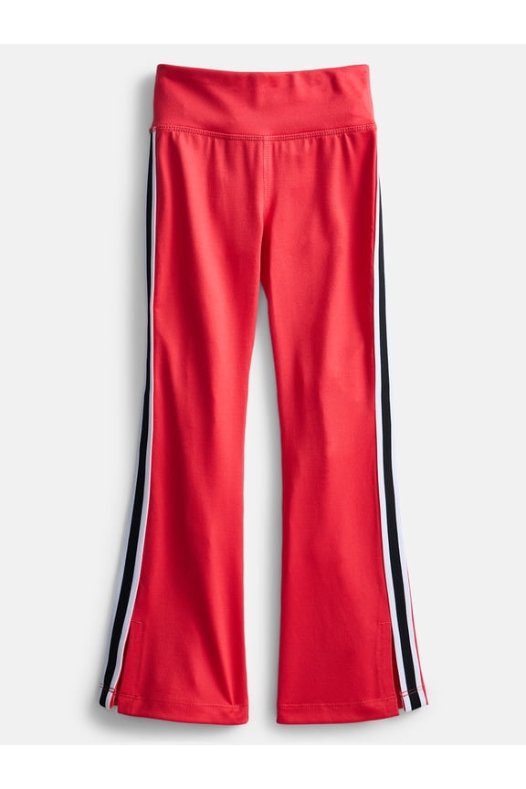 Girls Active Stripe Flare Leggings, Sizes 4-18