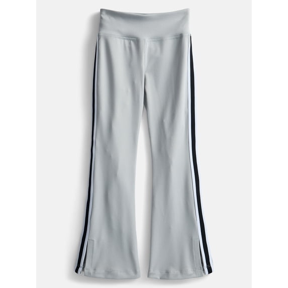 Athletic Works Girls Active Stripe Flare Leggings, Sizes 4-18