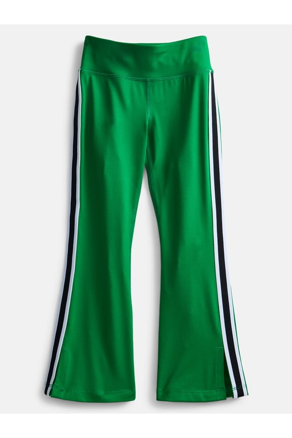Girls Active Stripe Flare Leggings, Sizes 4-18