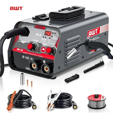 AWT 140Amp MIG Welder 110V 2 IN 1 Flux Core MIG Welder/Stick Welding Machine