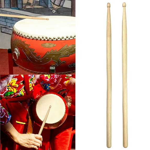 AWULZFENGGG Drums for Kids Ages 5-9 Girls Portable Drum Set for Boys 10-12 Mini Drum Set for Kids 1 Pair Of 7A Instruments Walnut Drum Sticks Drum Sticks