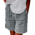 thumbnail image 1 of AWXNJUX Cargo Pants Women Women's Summer Striped Casual Straight Five Pants Shorts Womans Pants Womens Casual Pants Beach Pants for Women (Black,XXXXXL), 1 of 4