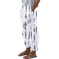 AWXNJUX Casual Pants for Women Women Pants Print With Pockets Long