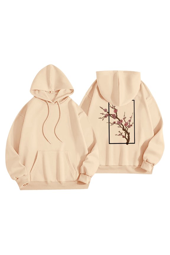 Hoodies for Women Hoodie Print Blond Hoodie Blond Album Hoodie Pullover Tops Streetwear Comfort Hoodies Sweatshirts Sudaderas Para Mujer (Khaki,S)