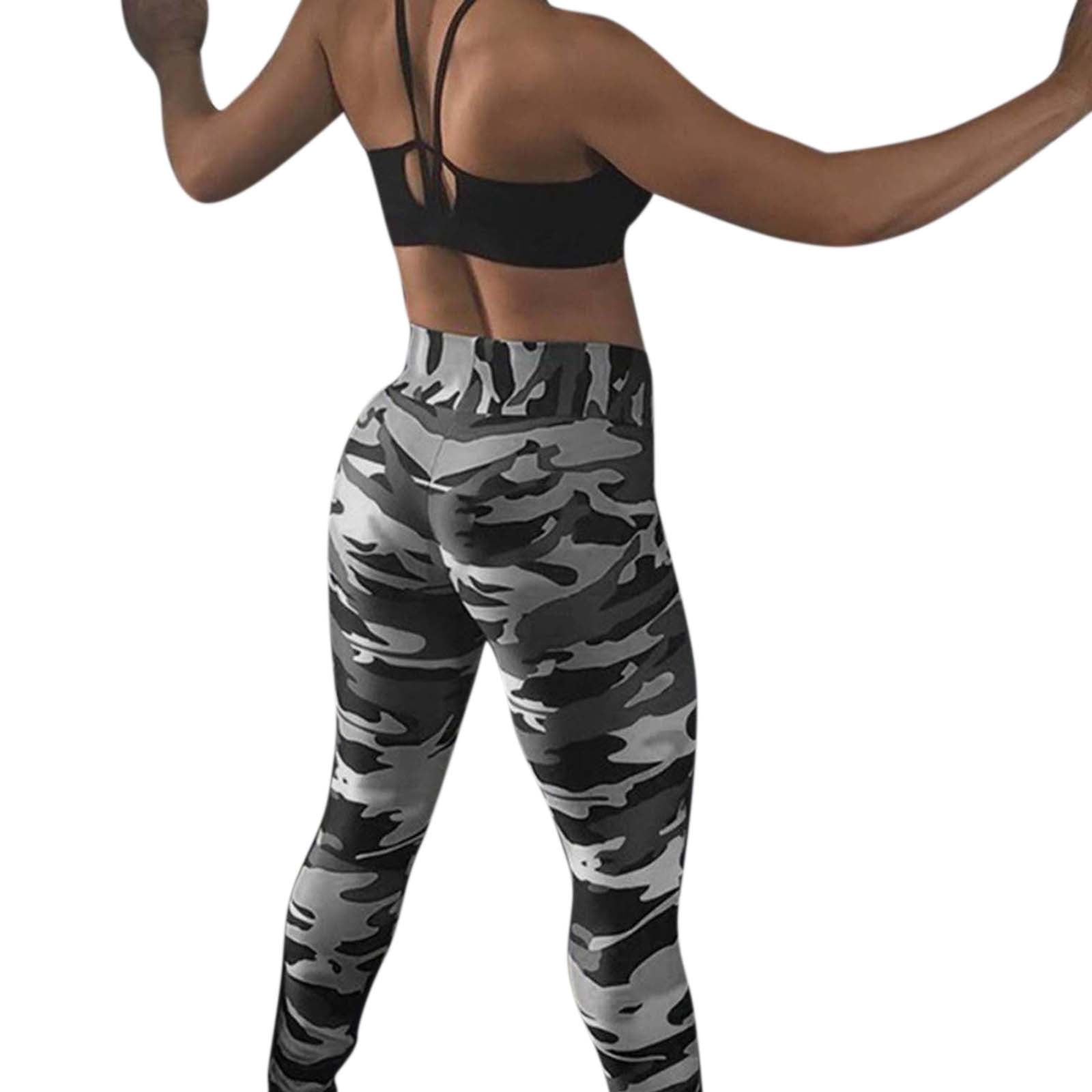 Nude High-Waist Hip-Lifting Camouflage Leggings by The Nevermore