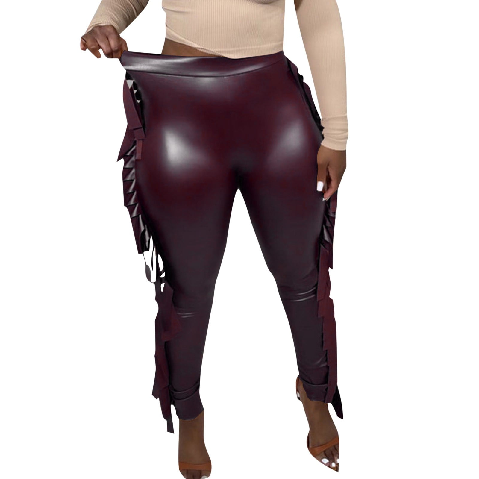 AWXNJUX-Women-s-Faux-Leather-