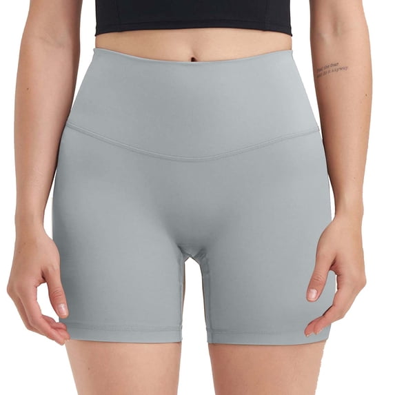 AWXNJUX Womens Shorts Women Butt Lifting Shorts Pockets High Waisted Biker Anti Cellulite Push Up Seamless Workout Gym Shorts Shorts Women Casual Shorts for Women Shorts (O,S)