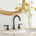 thumbnail image 1 of AWZTOO 8 Inch Widespread Bathroom Faucet With Drain Assembly 3 Hole Bathroom Sink Faucet Double Handle Modern Basin Vanity Taps Oil Rubbed Bronze Oil, 1 of 5