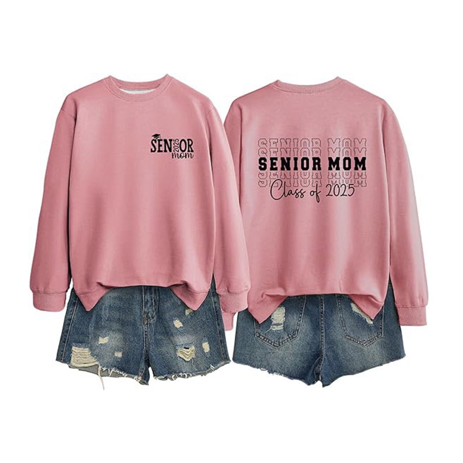 AWZXDE 2026 Graduation Clothing 2025 Graduation Class Ladies Mom Shirt ...