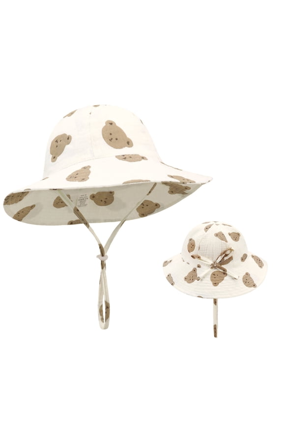Adjustable Bucket Hats For Kids For Summer Outings And Picnics Suitable For Ages 1 To 3 Casual Outfits BG5