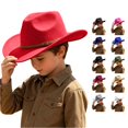thumbnail image 1 of AWZXDE Adjustable Size Western Style Cowboy Sun Hat For Boys Girls, 1 of 4