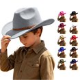 thumbnail image 1 of AWZXDE Adjustable Size Western Style Cowboy Sun Hat For Boys Girls, 1 of 4