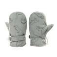 thumbnail image 1 of AWZXDE Adorable Winter Mittens for Toddlers and Babies with Prints for Boys and Girls Grey，4-10 Years, 1 of 4